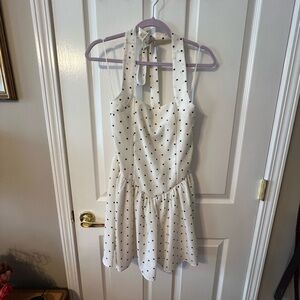 Polka Dot Halter Dress